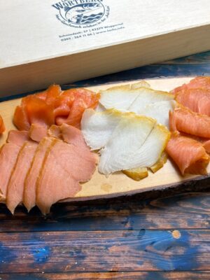 Präsent „Lachs trifft Butt“