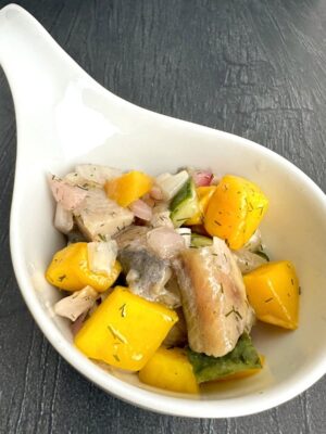 Matjes-Mango Salat