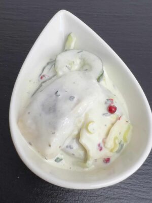 Herings-Happen Zitronen-Minze