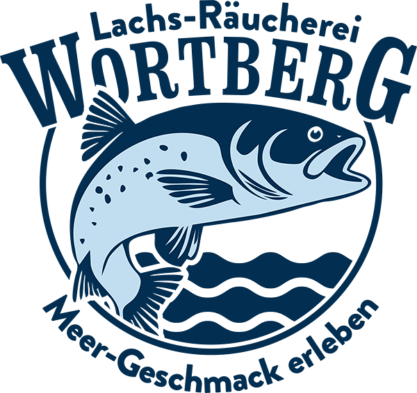 Lachs-Räucherei Wortberg – offizielles Logo Logo der Lachs-Räucherei Wortberg aus Wuppertal – handwerkliche Räucherfischspezialitäten